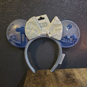 2025 Disney Parks Star Wars Hoth Ears Headband NEW
